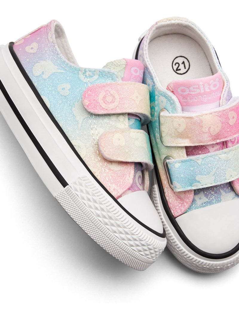 Ténis Conguitos Glitter Unicornio Bajas 2 Multicolorido - Kiabi