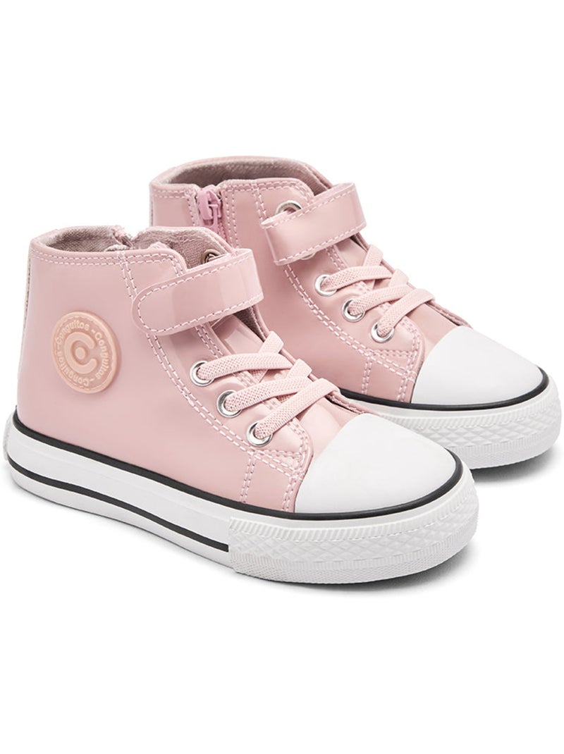Ténis Conguitos High Altas 4 Rosa - Kiabi