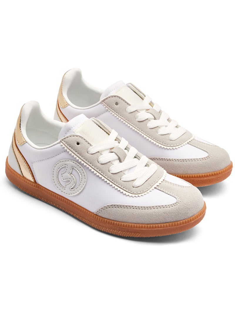 Ténis Conguitos Laces Bege - Kiabi