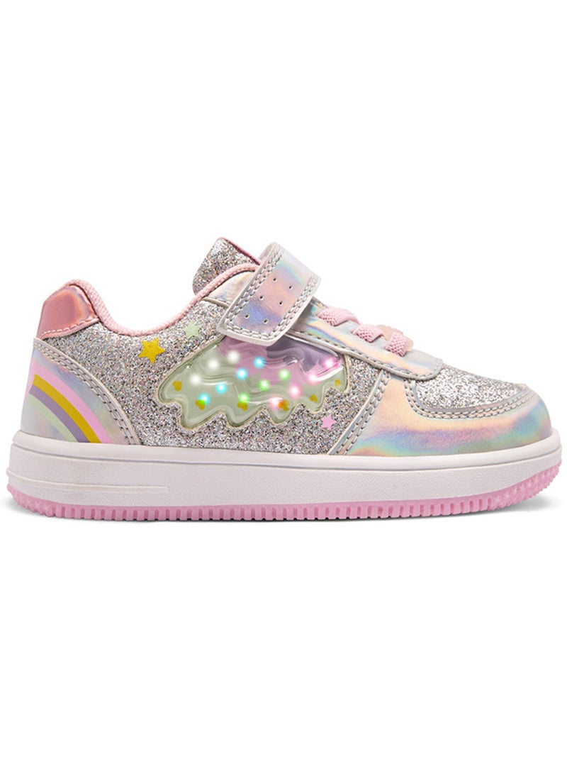 Ténis conguitos rainbow light Prata - Kiabi