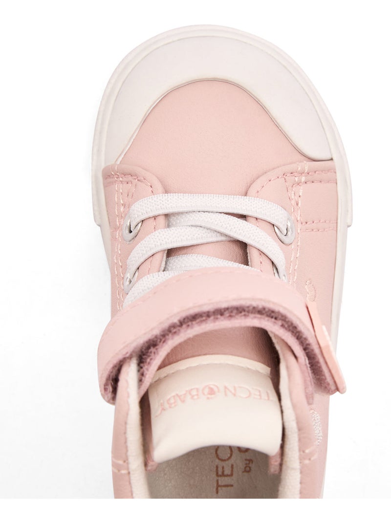 Ténis Conguitos Tecnobaby Altas Rosa - Kiabi