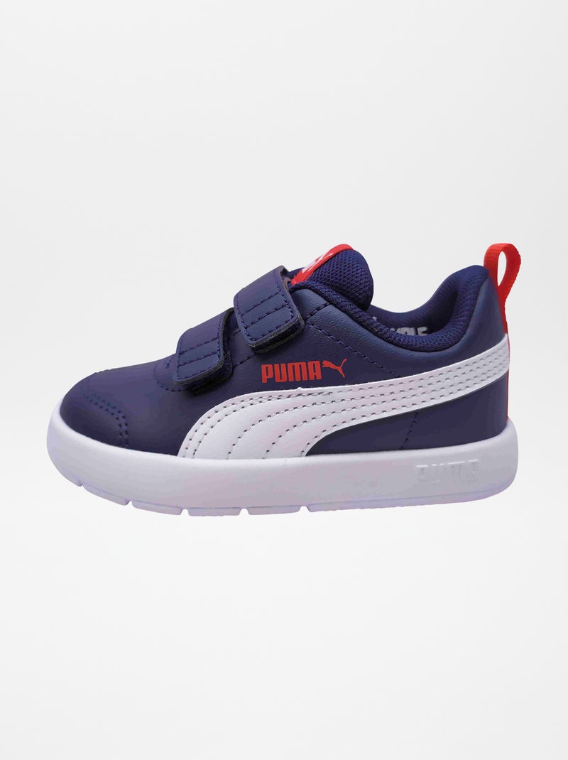 Ténis courtflex tricolores 'Puma' AZUL - Kiabi