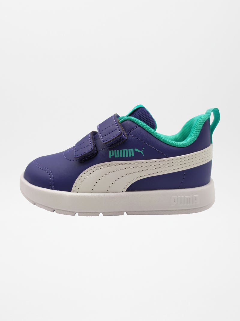 Ténis courtflex tricolores 'Puma' Azul - Kiabi