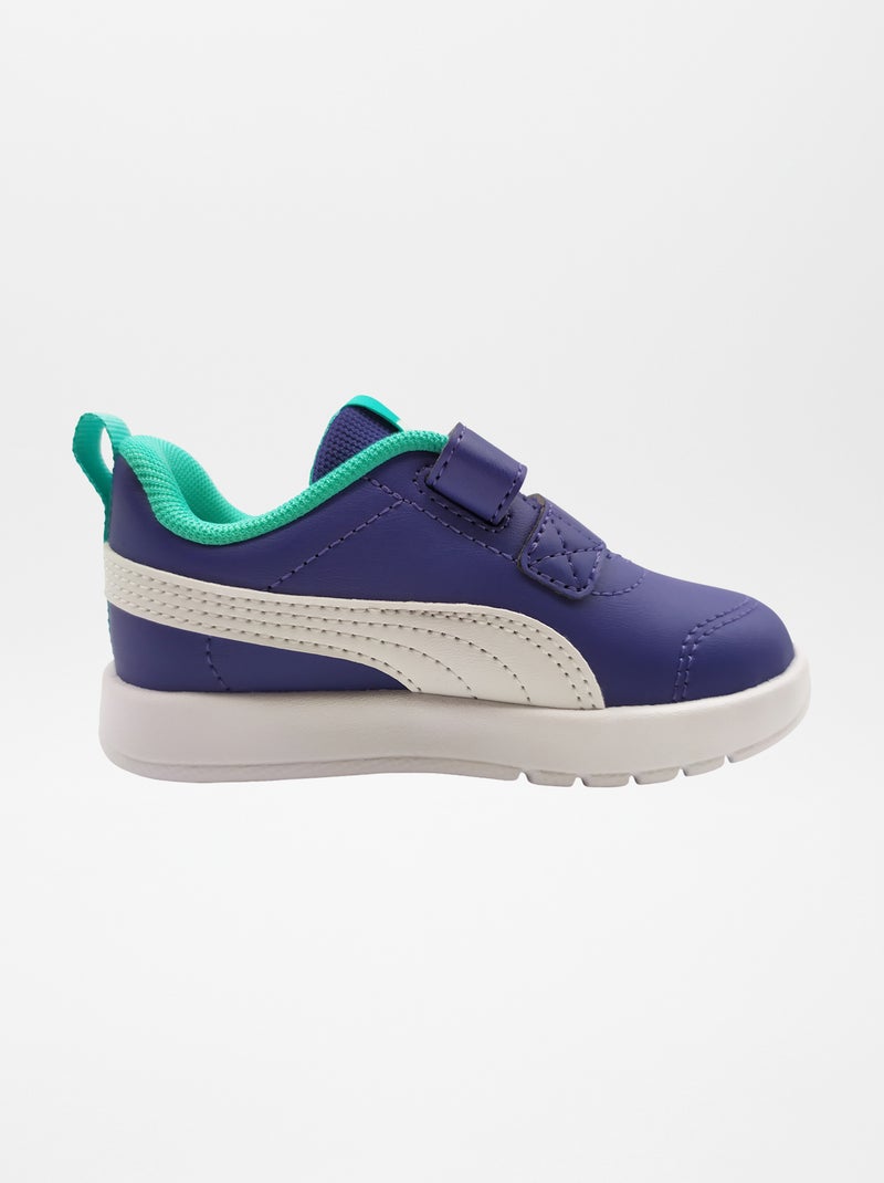Ténis courtflex tricolores 'Puma' Azul - Kiabi