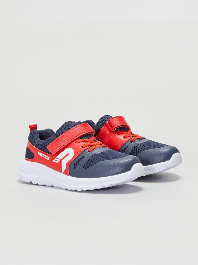 Ténis de desporto com tiras de velcro Azul Naval - Kiabi