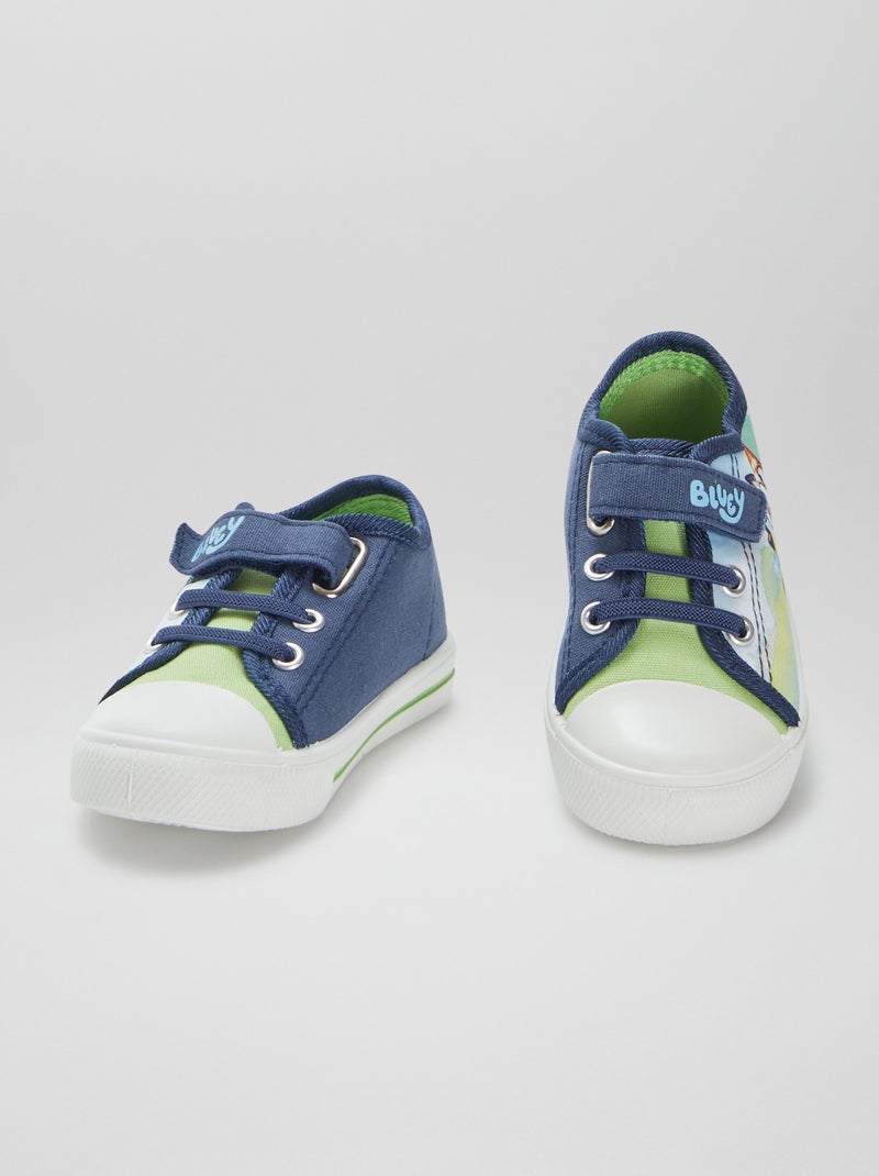 Ténis em lona 'Bluey' VERDE - Kiabi