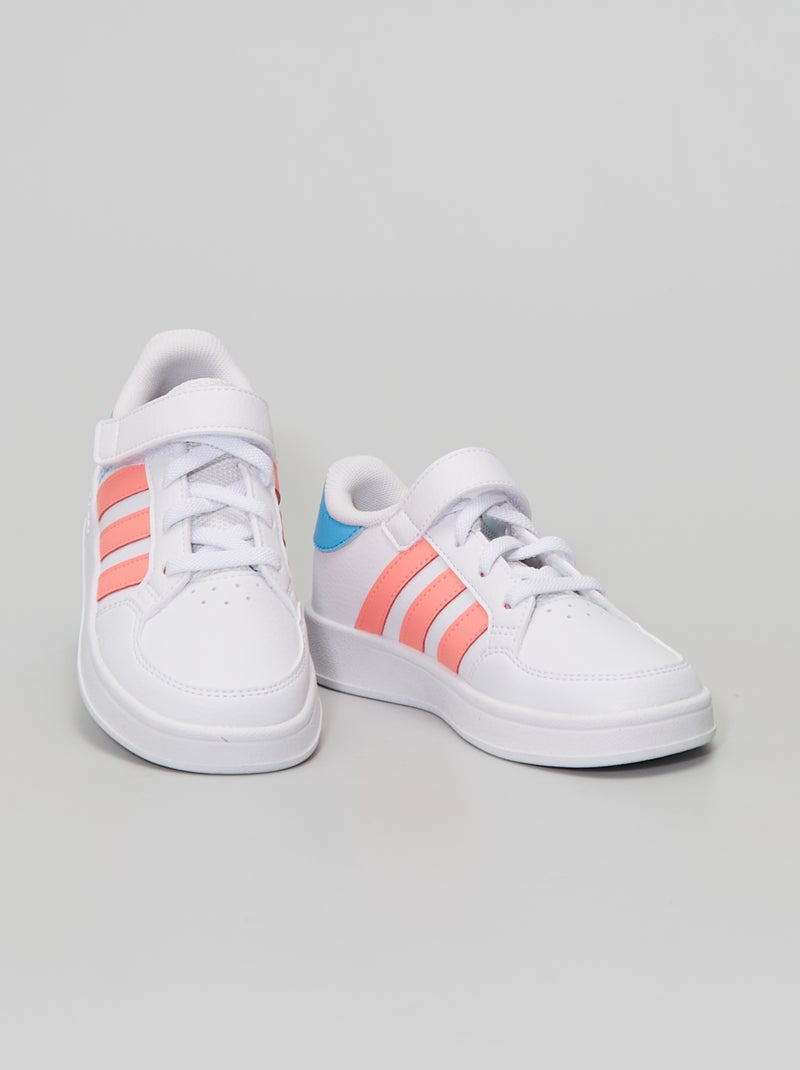 Ténis em pele sintética 'Adidas' BRANCO - Kiabi