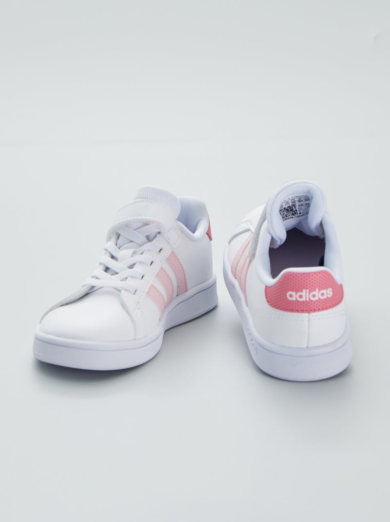 Ténis em pele sintética 'Adidas Grand Court EL C' BRANCO - Kiabi
