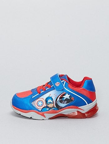 Ténis em pele sintética 'Capitão América' 'Marvel' - Kiabi