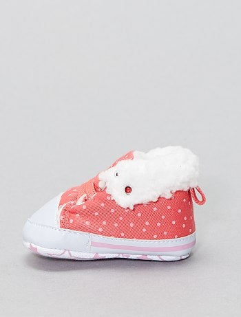 Ténis estampados com sherpa - Kiabi