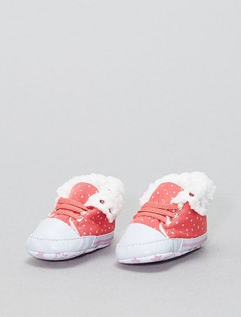 Ténis estampados com sherpa - Kiabi