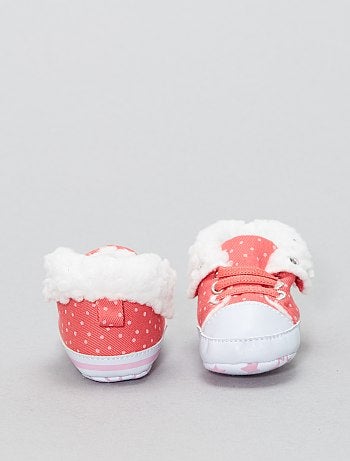 Ténis estampados com sherpa - Kiabi