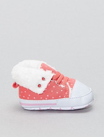 Ténis estampados com sherpa - Kiabi