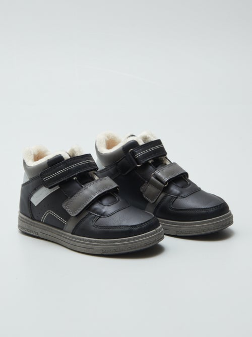 Ténis forrados com velcro - Kiabi