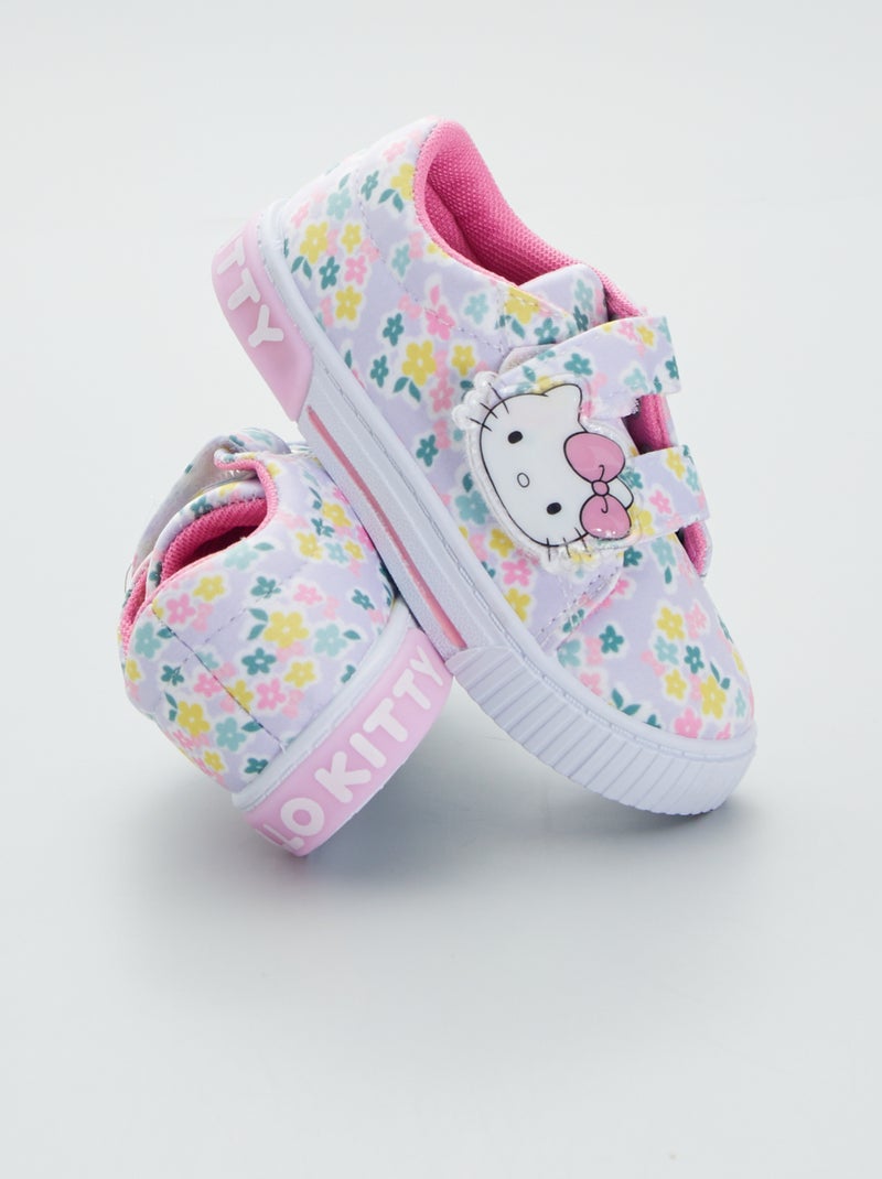 Ténis 'Hello Kitty' com velcro VIOLETA - Kiabi