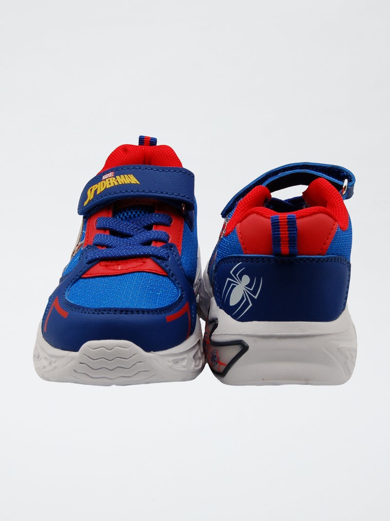 Ténis 'Homem-Aranha' 'Marvel' com solas luminosas AZUL - Kiabi