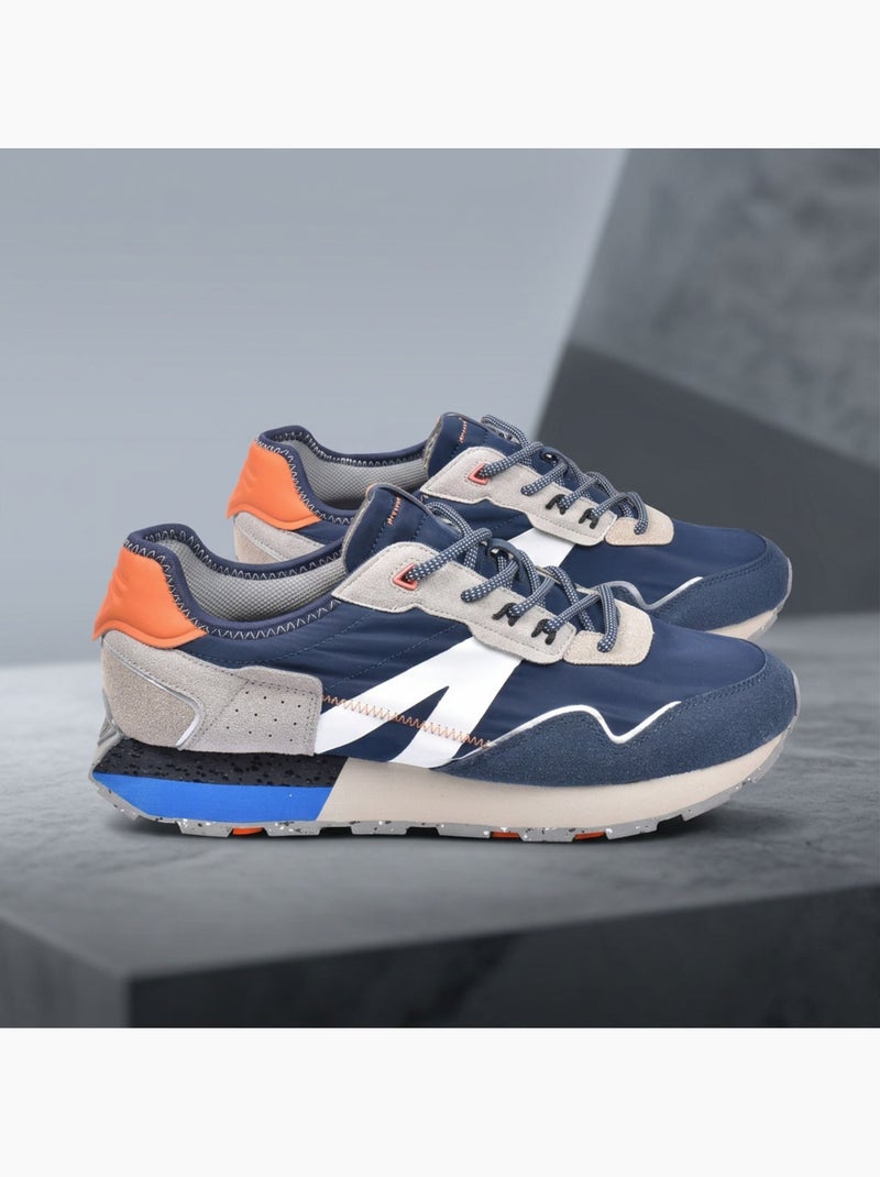 Tenis Homem Running Retro Confortável OZABI Azul - Kiabi