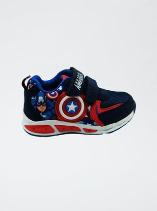 Ténis luminosos 'Capitão América' 'Marvel'