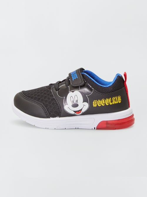 Ténis luminosos com velcro 'Mickey' - Kiabi