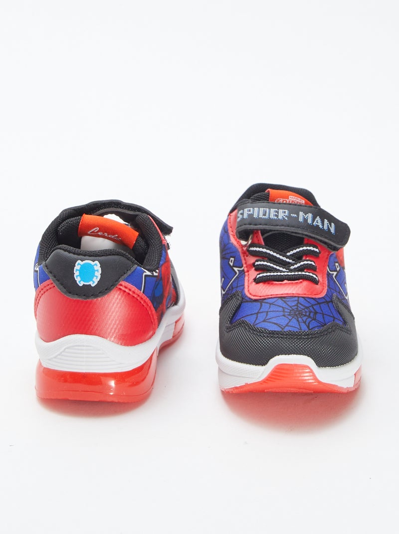 Ténis luminosos 'Homem-Aranha' 'Marvel' Azul - Kiabi