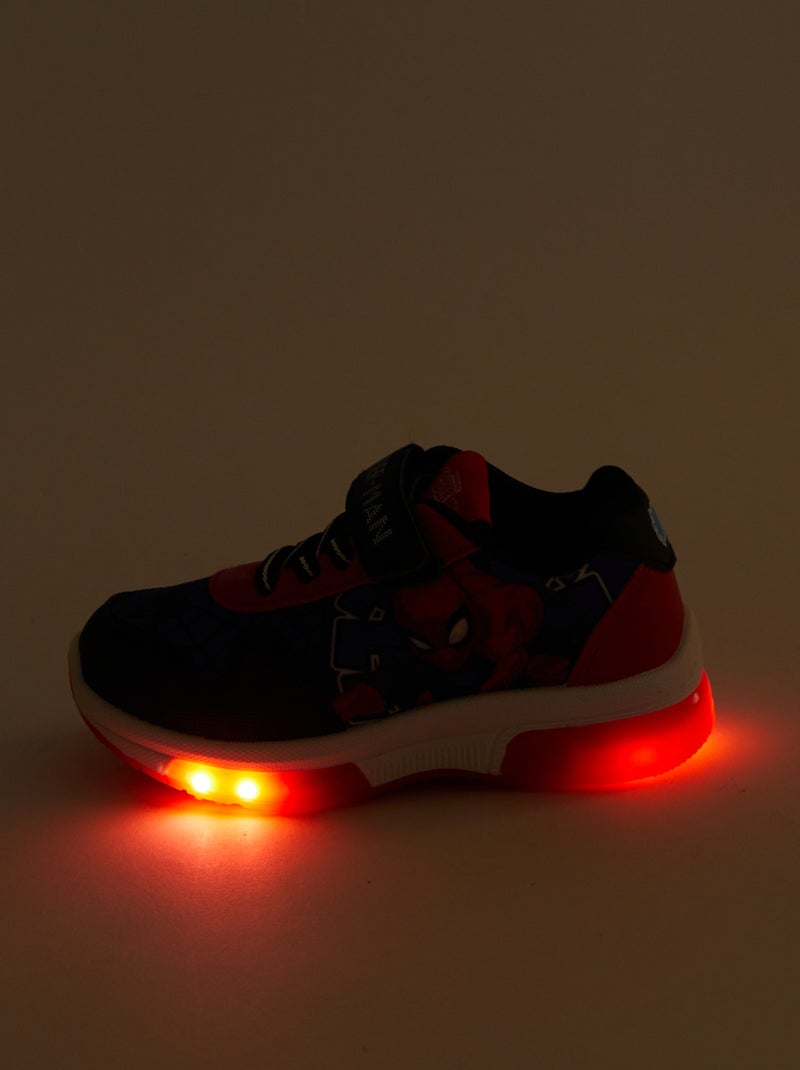 Ténis luminosos 'Homem-Aranha' 'Marvel' Azul - Kiabi