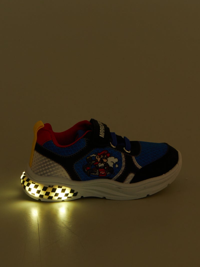 Ténis 'Mario Kart' com LED PRETO - Kiabi