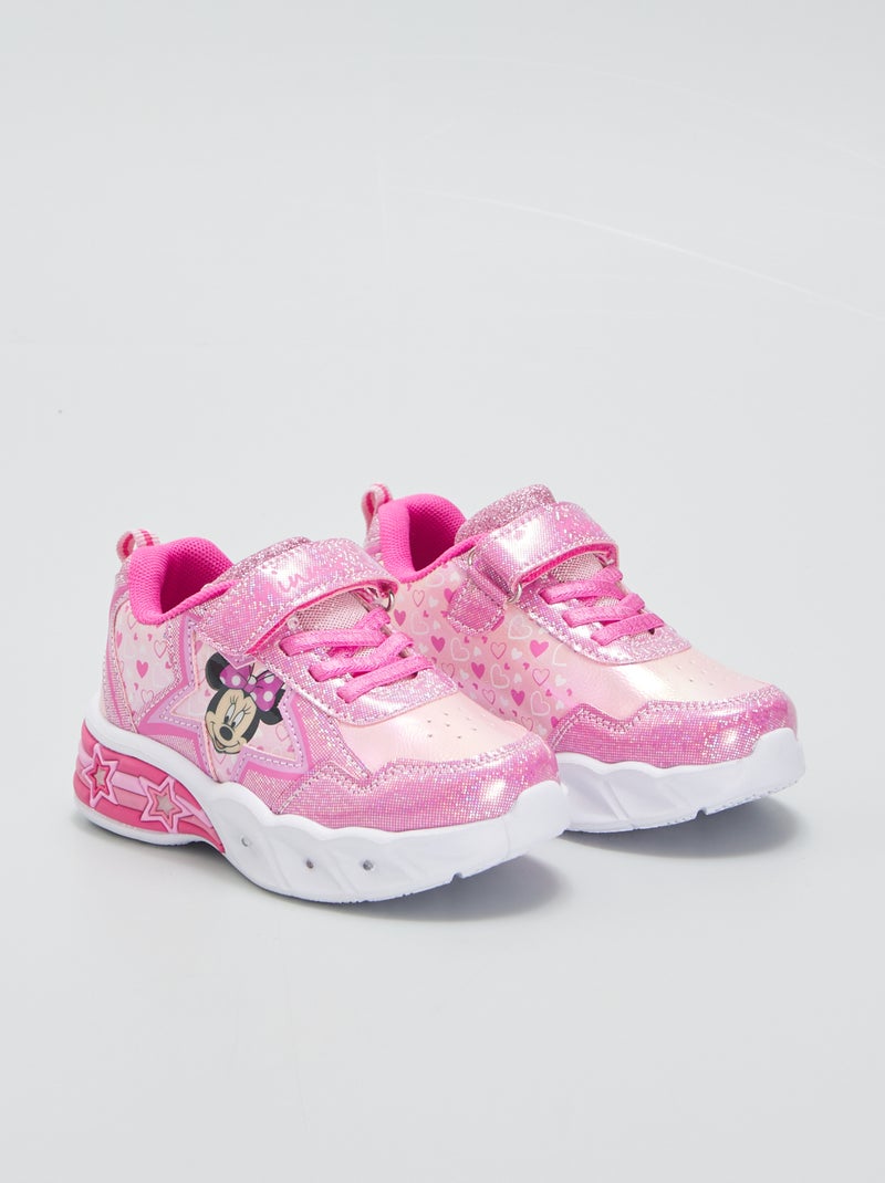 Ténis 'Minnie' 'Disney' luminosos ROSA - Kiabi