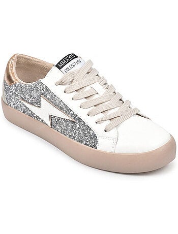 Tenis Mulher Brilhante Relâmpago Plataforma OZABI MMXXIV