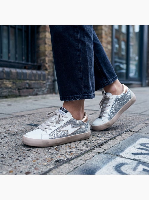 Tenis Mulher Brilhante Relâmpago Plataforma OZABI MMXXIV - Kiabi