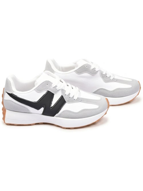 Tenis Mulher Runner Mesh Logo OZABI - 4 Cores - Kiabi Tenis Mulher Runner Mesh Logo OZABI - 4 Cores - Kiabi