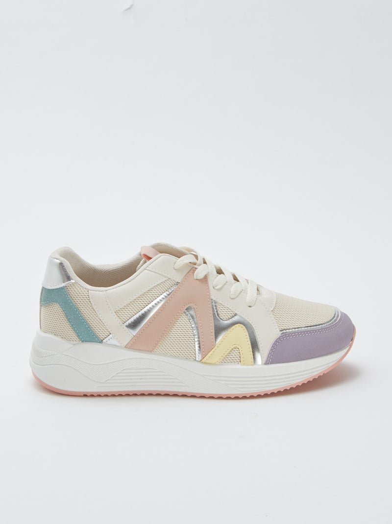 Ténis multicores ROSA - Kiabi