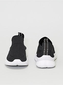 Ténis pantufas em malha - Kiabi