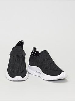 Ténis pantufas em malha - Kiabi