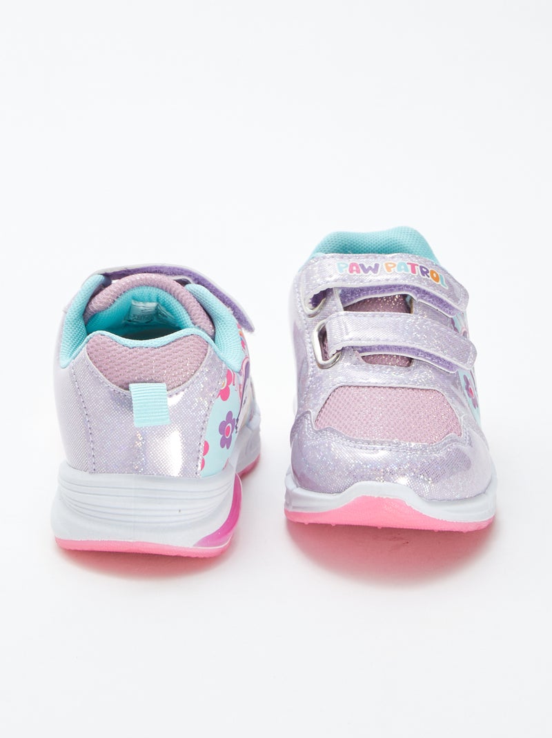 Ténis 'Patrulha Pata' com solas luminosas VIOLETA - Kiabi