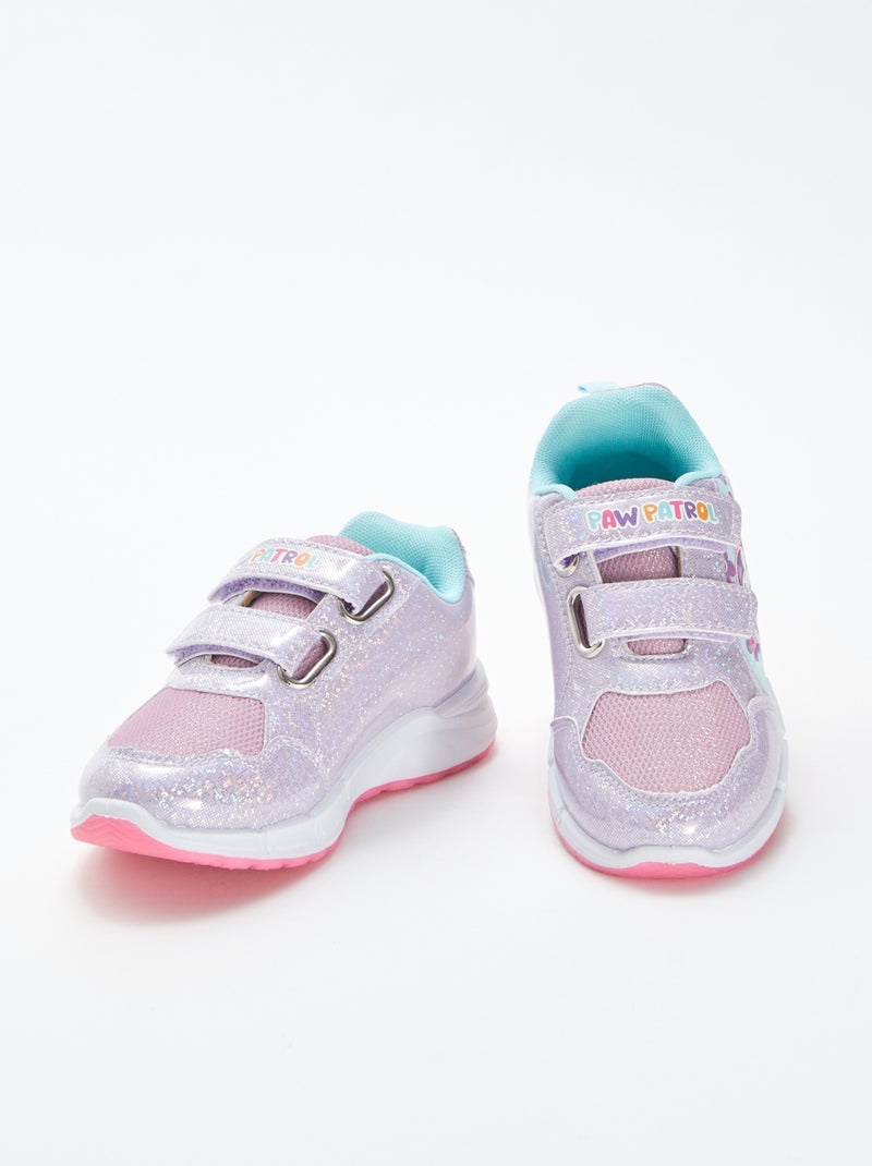 Ténis 'Patrulha Pata' com solas luminosas VIOLETA - Kiabi