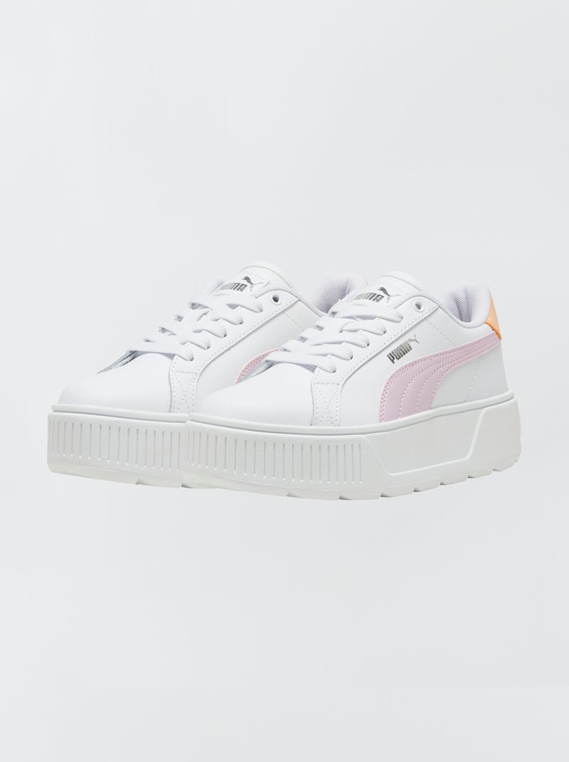 Ténis 'Puma' 'Karmen' com plataforma Branco - Kiabi
