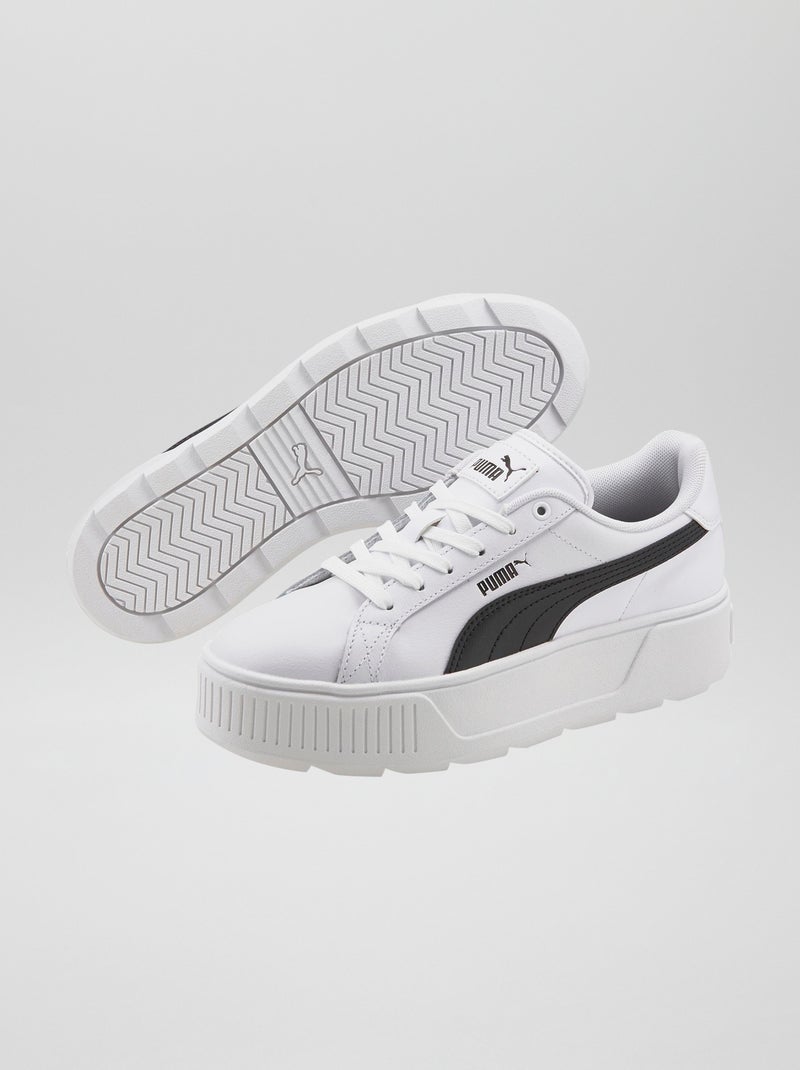 Ténis 'Puma' 'Karmen' com solas grossas BRANCO - Kiabi