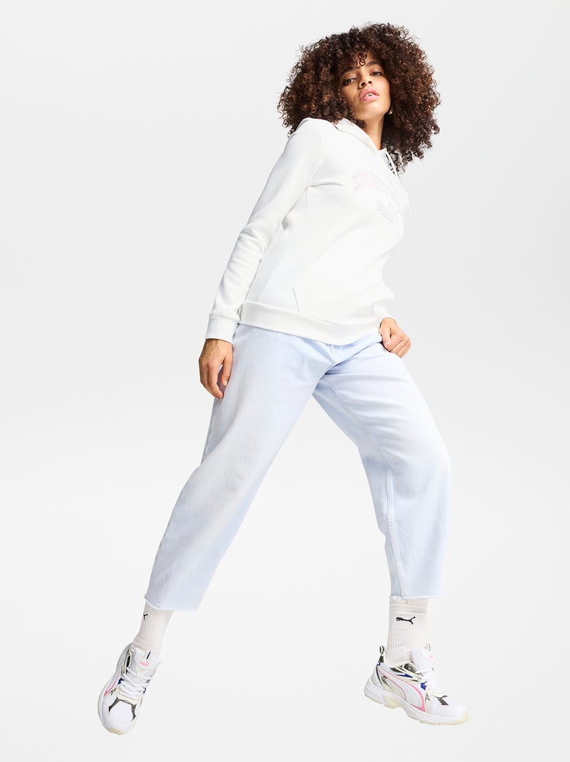 Ténis 'Puma' 'Milenio' tricolores Branco - Kiabi