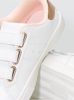 Ténis rasos com 3 velcros - Kiabi