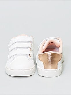 Ténis rasos com 3 velcros - Kiabi