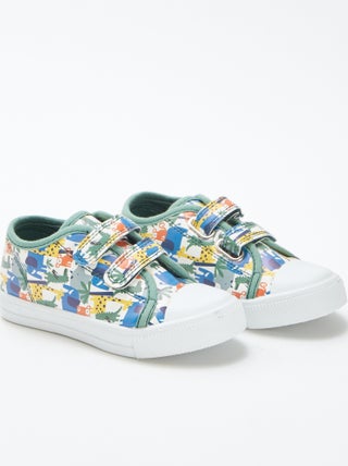 Ténis rasos com estampado