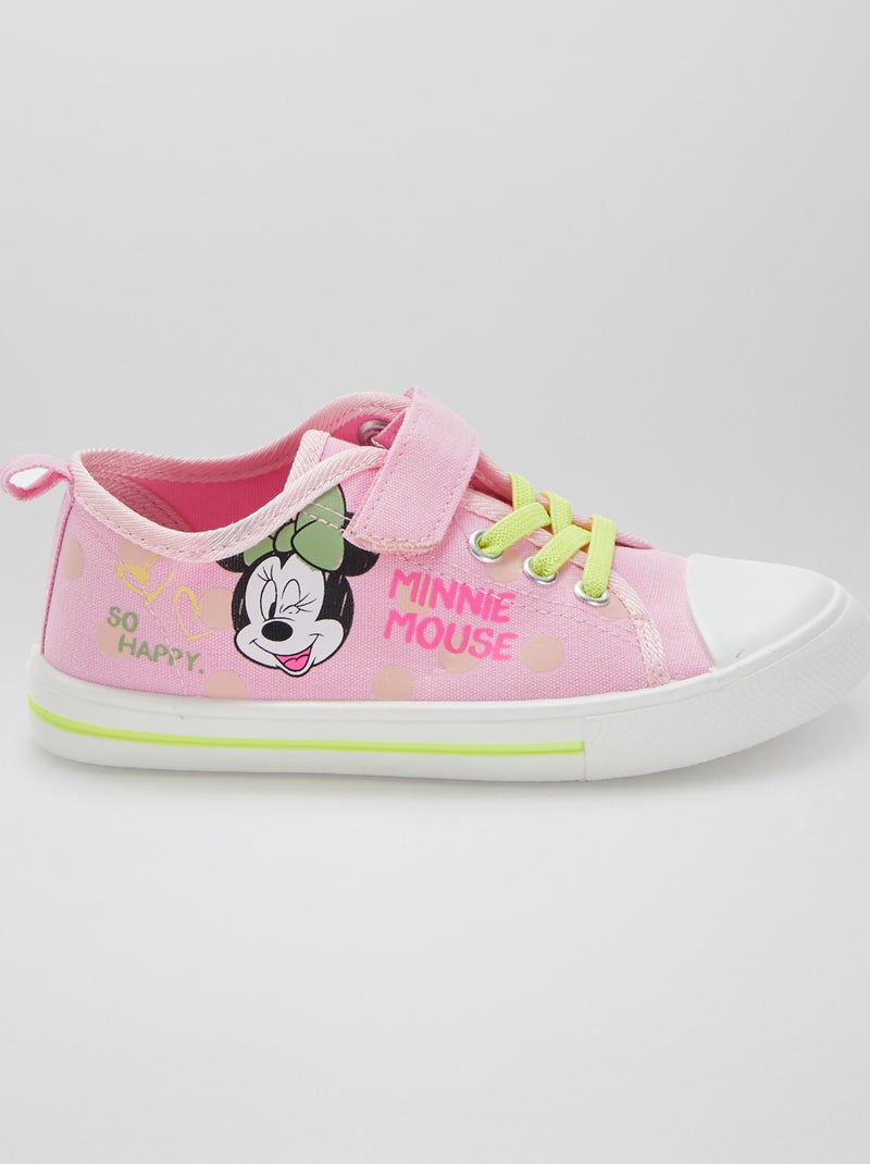 Ténis rasos com tira de velcro 'Minnie' 'Disney' ROSA - Kiabi