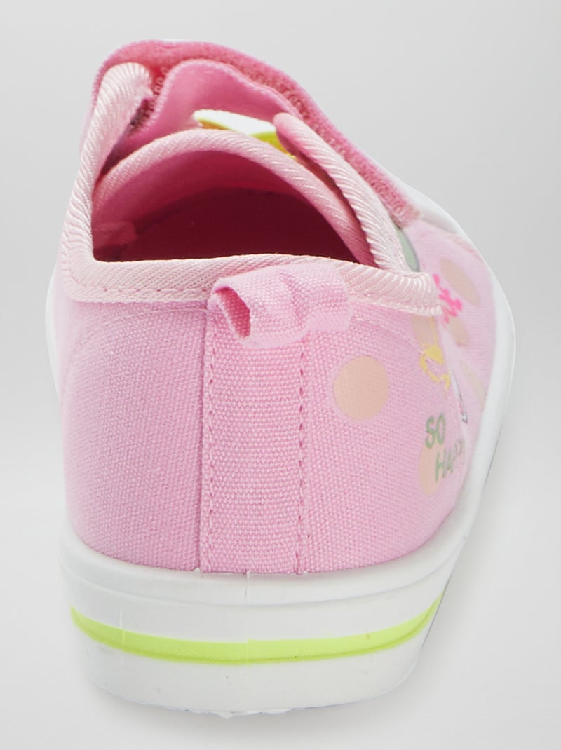 Ténis rasos com tira de velcro 'Minnie' 'Disney' ROSA - Kiabi