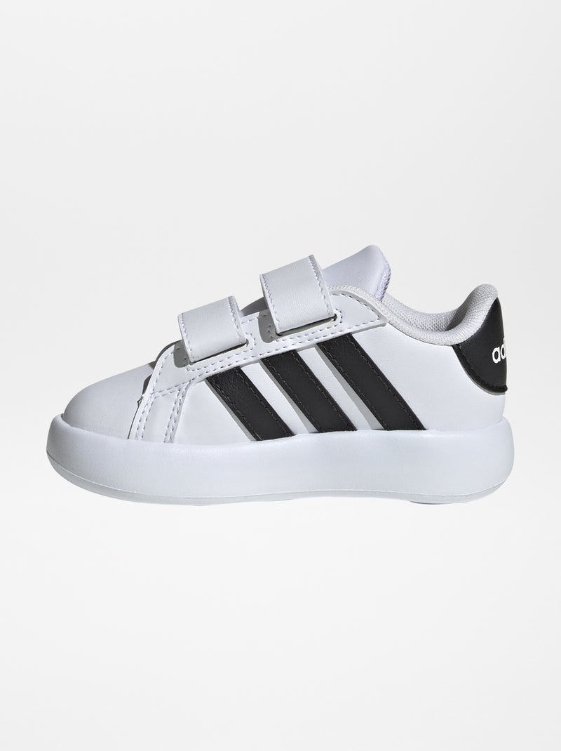 Ténis rasos com tiras de velcro 'Adidas' BRANCO - Kiabi