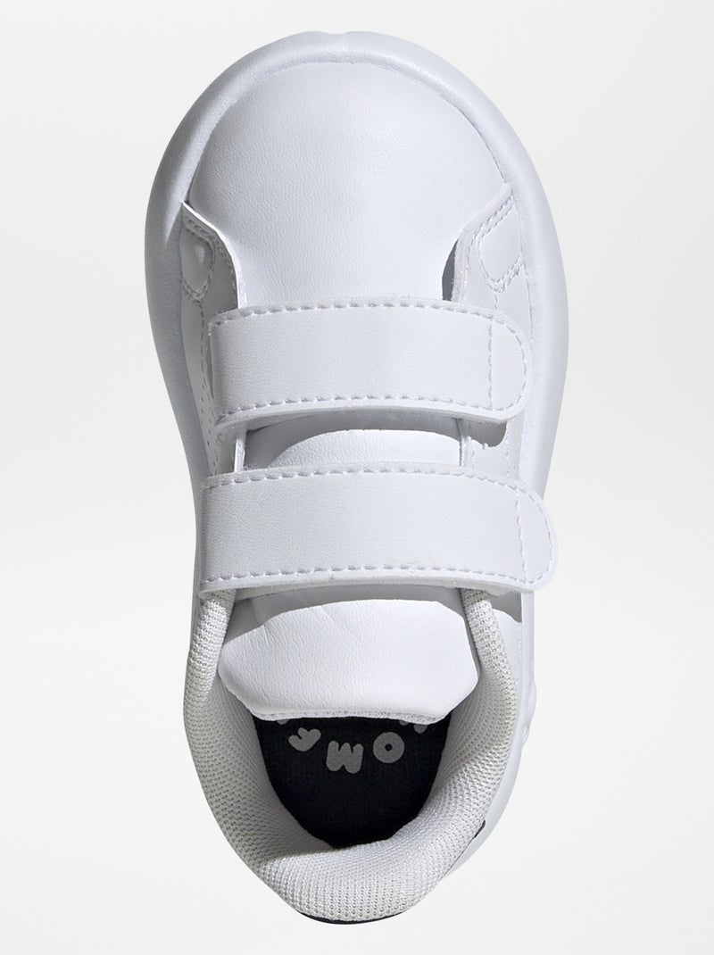 Ténis rasos com tiras de velcro 'Adidas' BRANCO - Kiabi