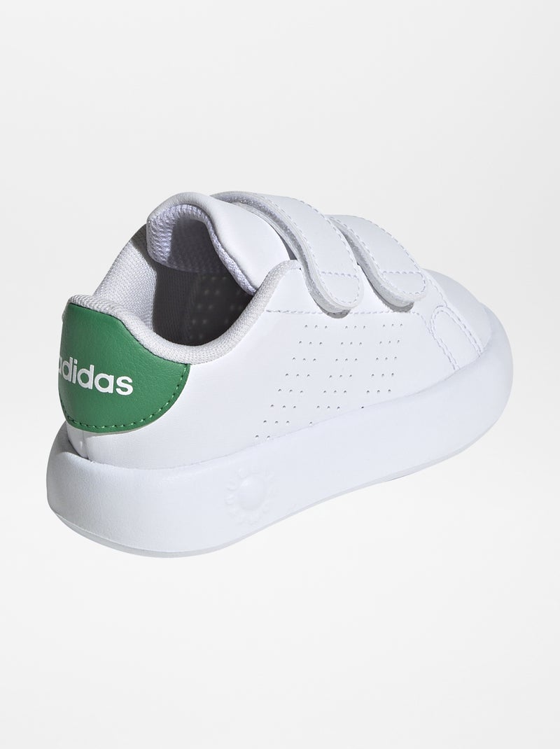 Ténis rasos com tiras de velcro 'Adidas' BRANCO - Kiabi