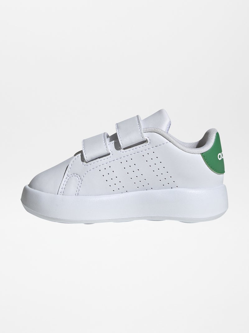 Ténis rasos com tiras de velcro 'Adidas' BRANCO - Kiabi