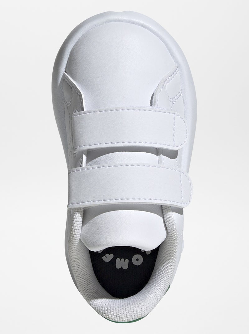 Ténis rasos com tiras de velcro 'Adidas' BRANCO - Kiabi