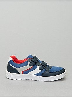 Menino 3-12 anos - Ténis rasos com tiras de velcro - Kiabi