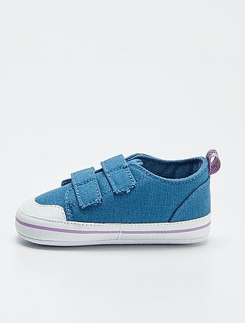 Ténis rasos de lona com tiras de velcro 'Stitch' 'Disney'
